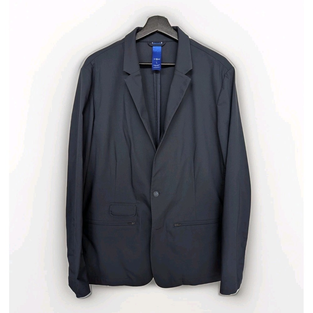 Kit‎ & Ace Blazer L Navy Stretch Tech Jacket Minimal Travel Casual